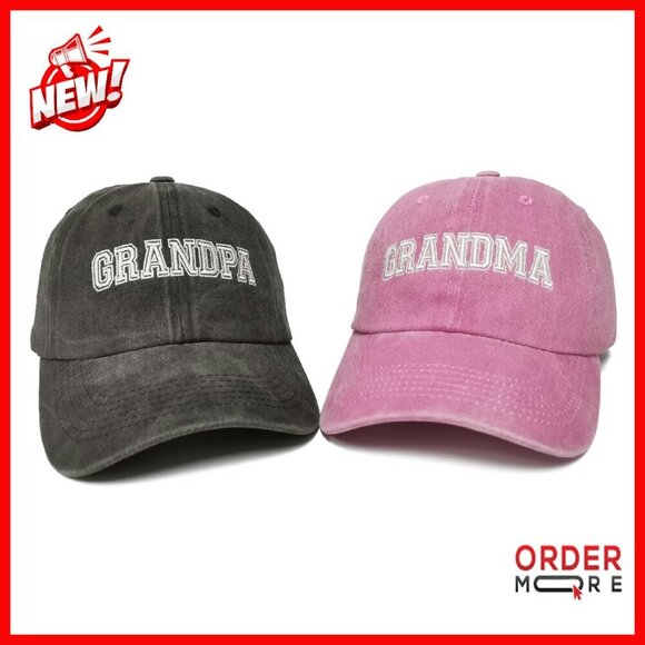 Embroidered Baseball Cap Set Unisex Adjustable Sun Protection Hat main image 8